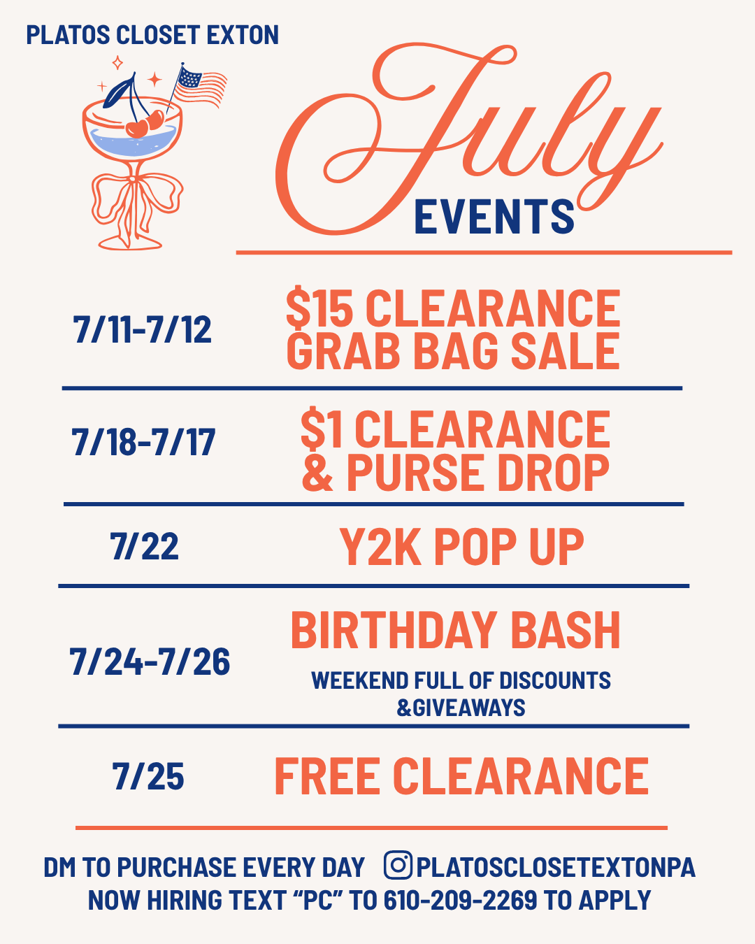 pc july events